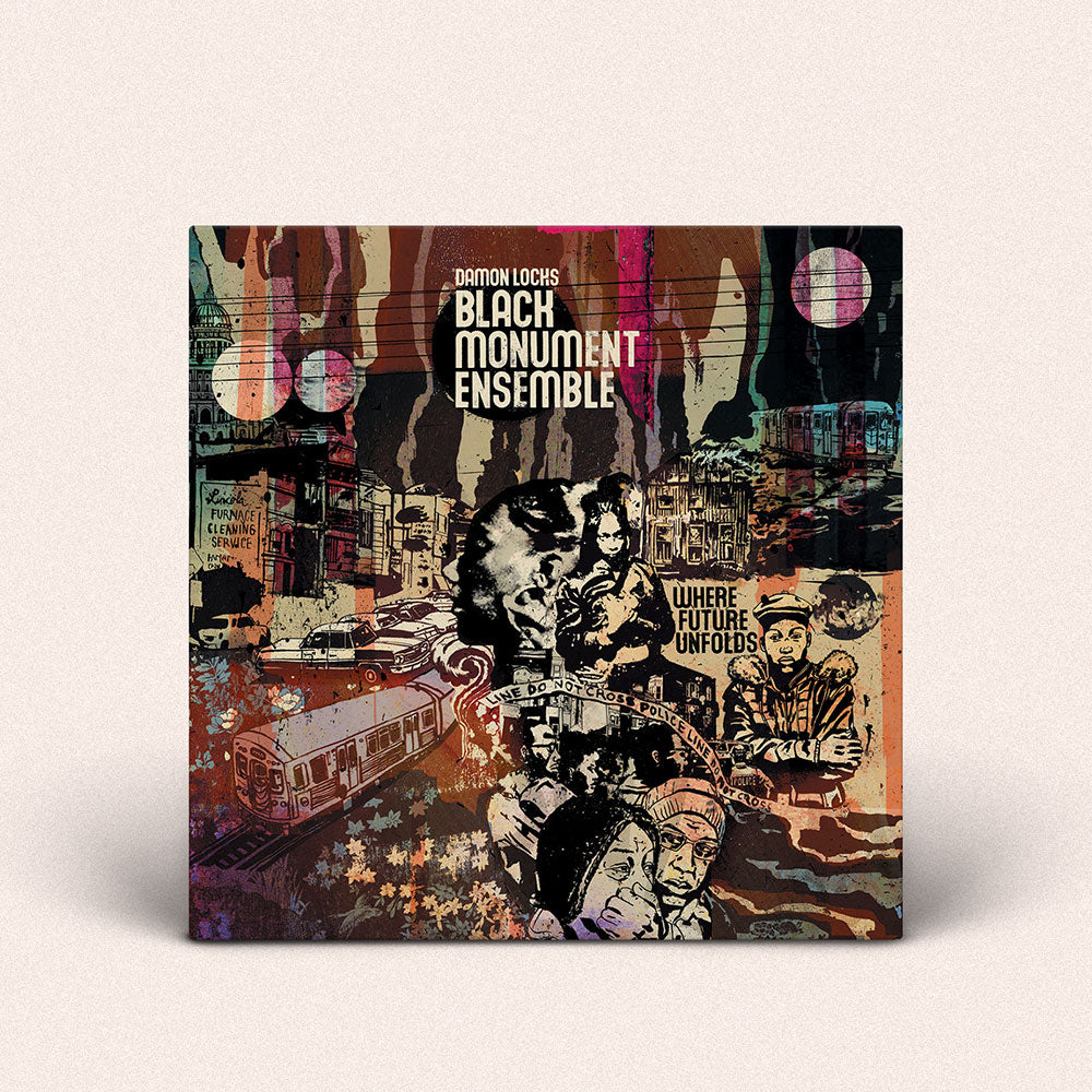 DAMON LOCKS - BLACK MONUMENT ENSEMBLE "WHERE FUTURE UNFOLDS" (LP, importado, novo, lacrado)