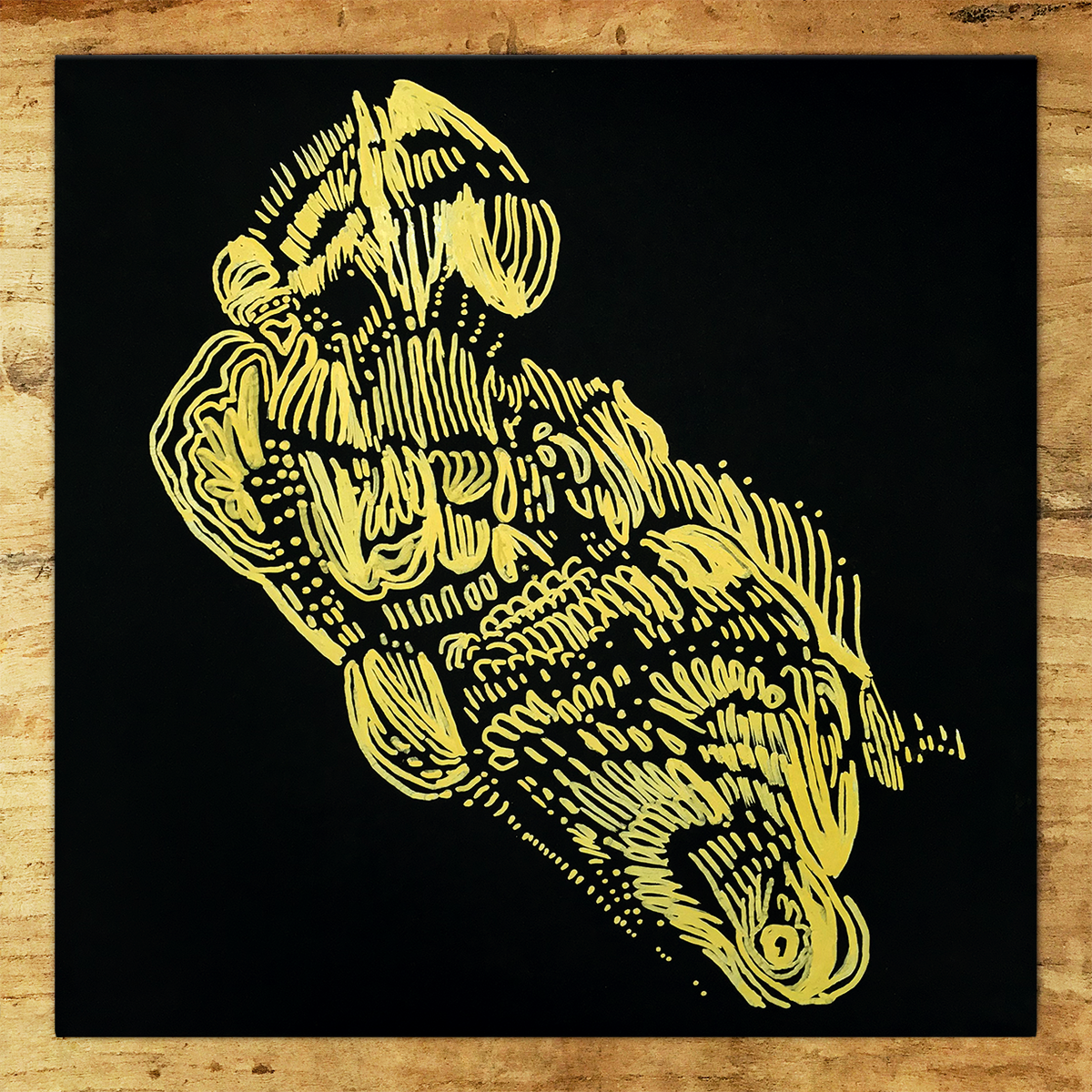 goma gringa disco vinil vinyl record lp onça combo 2017 manufatura desenhado a mao hand-drawn
