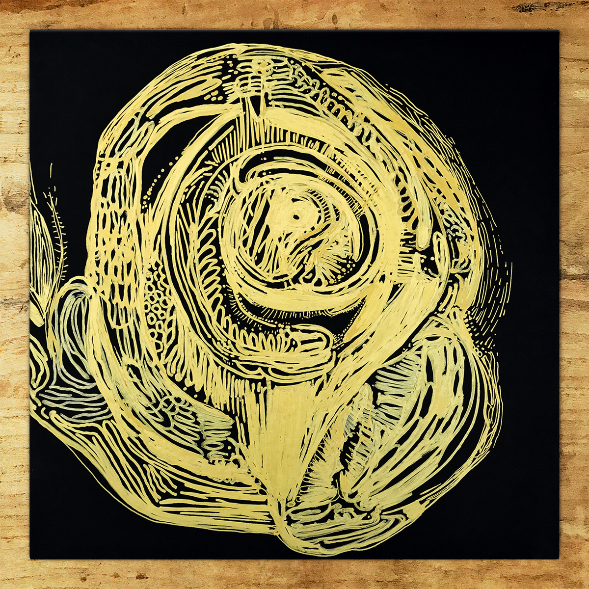 goma gringa disco vinil vinyl record lp onça combo 2017 manufatura desenhado a mao hand-drawn