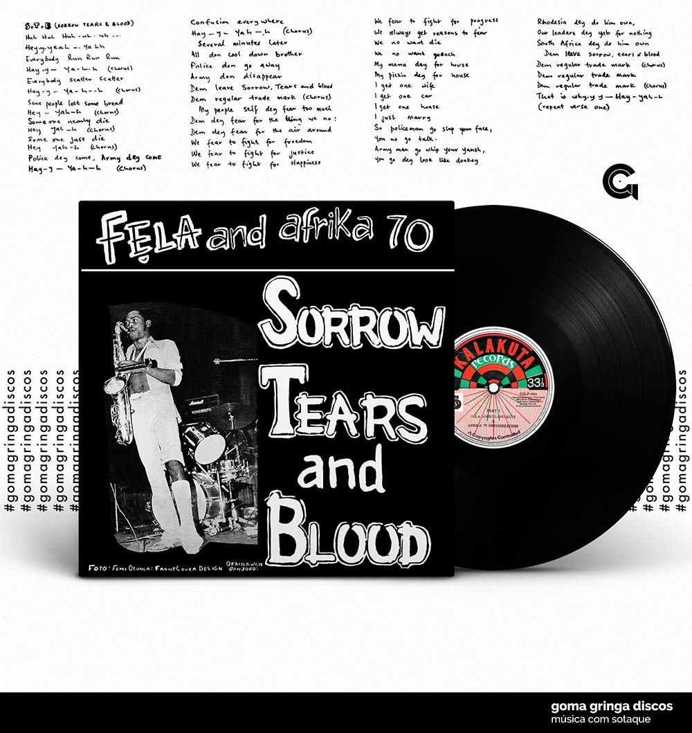 FELA AND AFRIKA 70 'SORROW, TEARS & BLOOD' • gglp-001